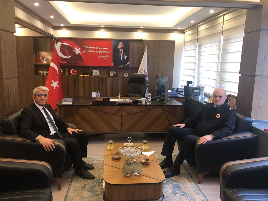 Gaziantep İl Jandarma Komutanı Tuğgeneral Hidayet ARIKAN'nın Bölge Müdürlüğümüz Ziyareti 10.01.2022