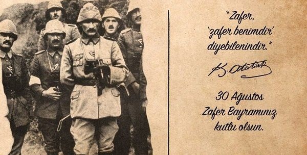 30 Ağustos Zafer Bayramı Kutlu Olsun
